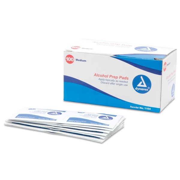 Medique Products Alcohol Prep Pads, 1" x 2 1/2"Pad, 50/Box 22150
